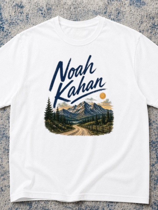 Gildan Other - White Graphic Tee - Mountain Road Design | Noah Kahan